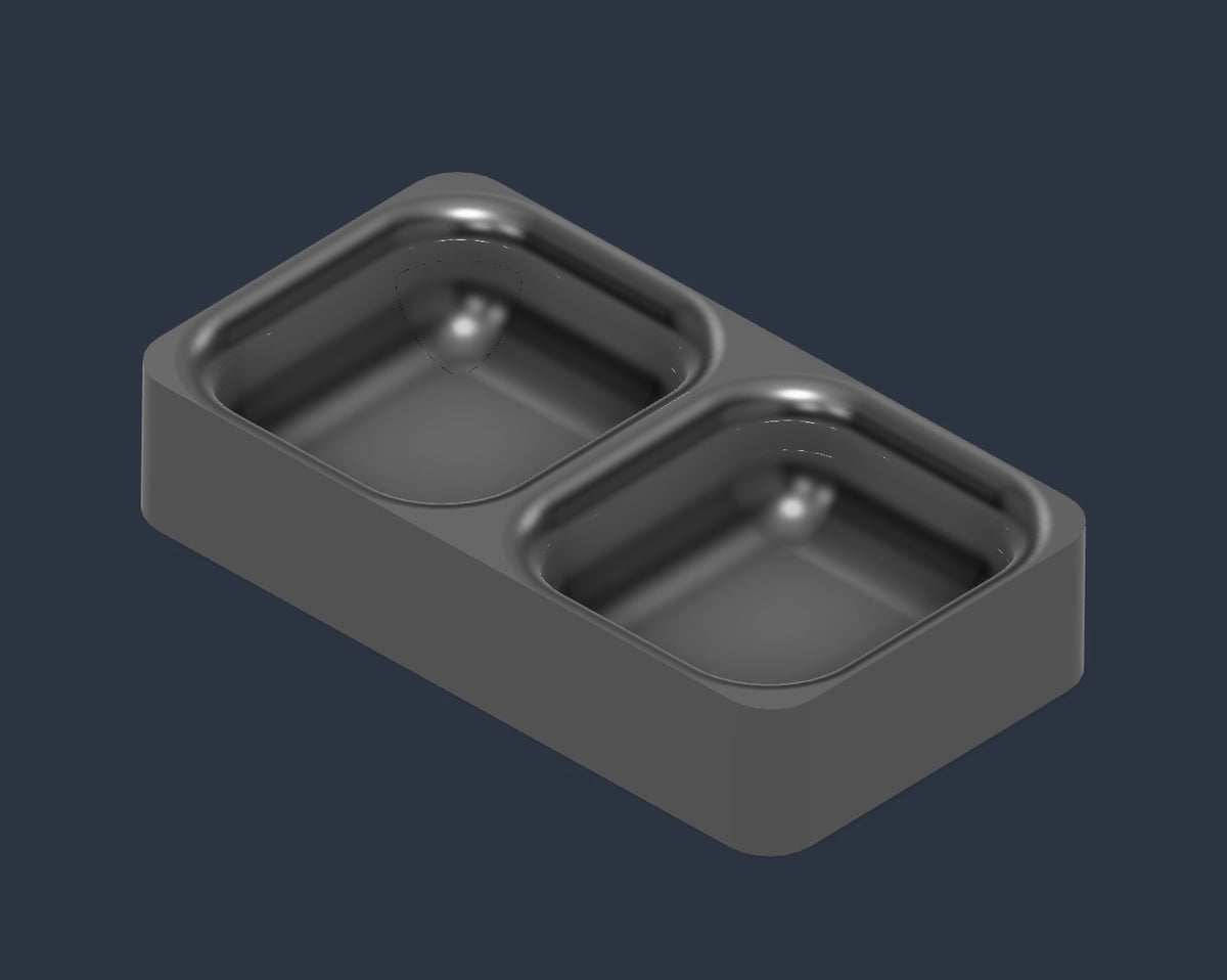 2 Compartment Screw Bowl