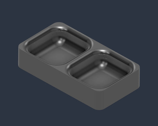 2 Compartment Screw Bowl