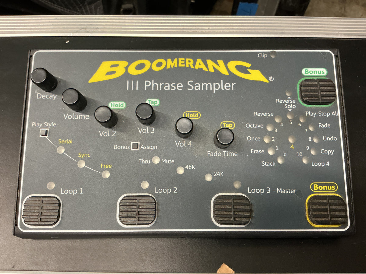 Boomerang III Phrase Sampler