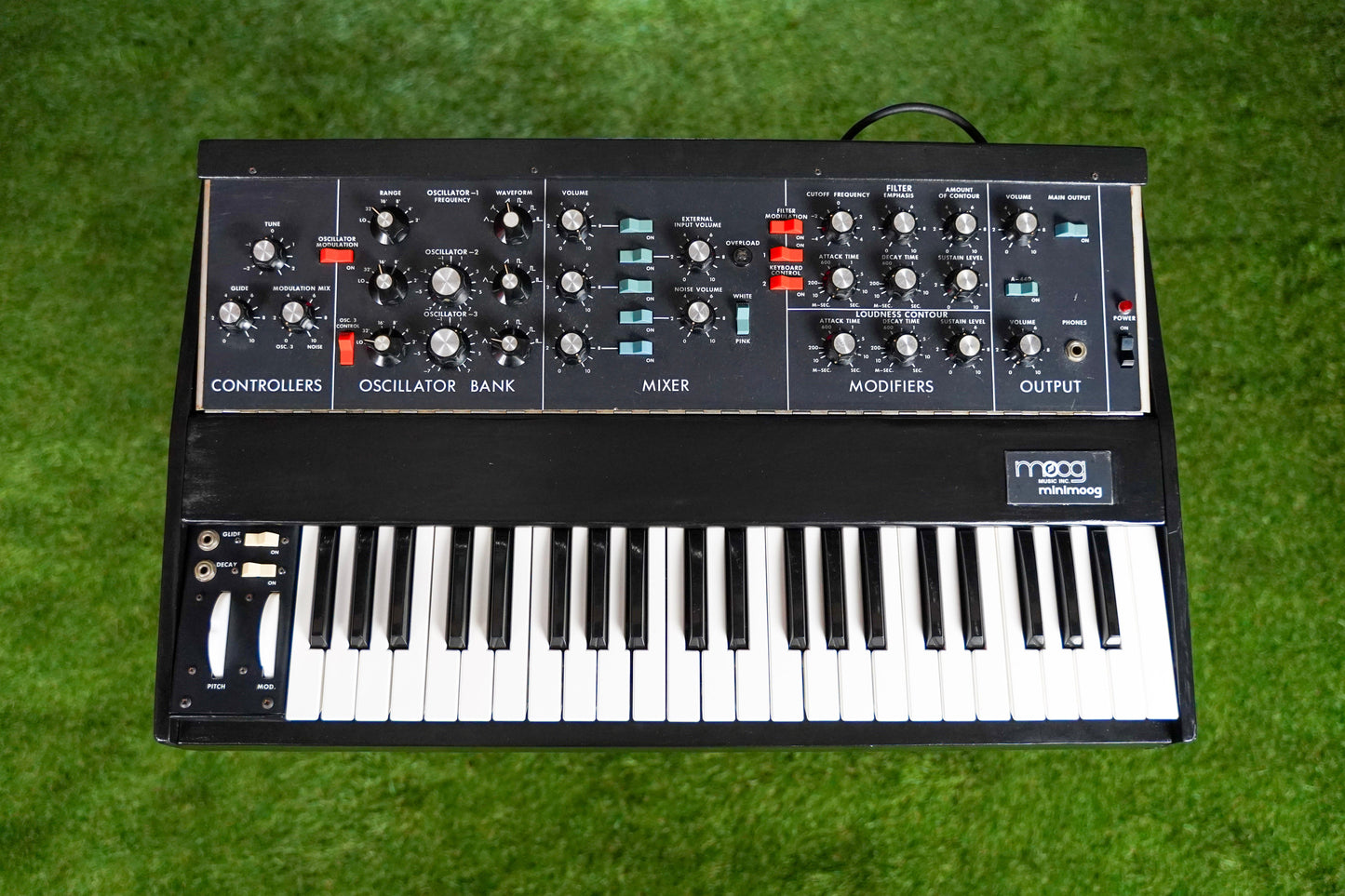 Moog Black Minimoog Model D - $9500